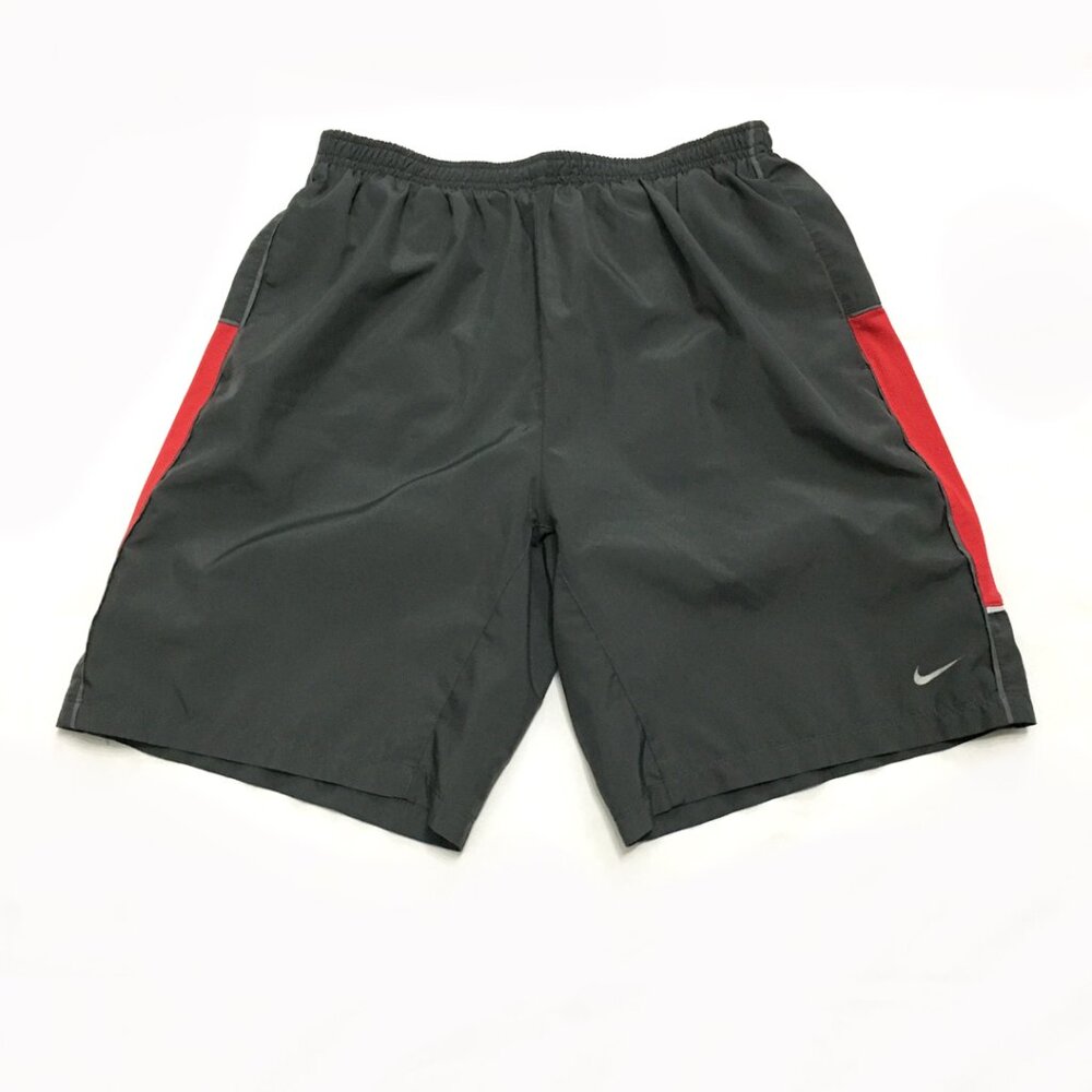 Nike Men's running shorts size medium gray & red